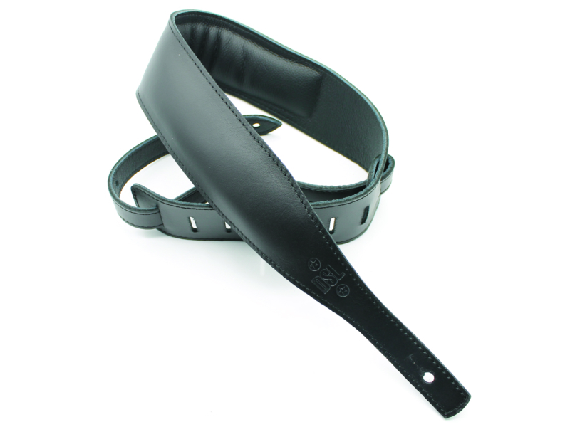 DSL Strap Slender Black with Black Reverse and Stitching