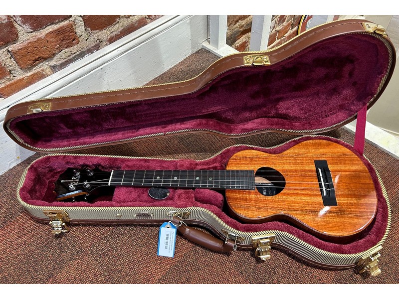 Pre Loved KoAloha KTM-25 Silver Anniversary Tenor Ukulele Inc Hard Case