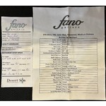 Pre Loved Fano Oltre SP6 Relic Sonic Blue Inc Gig Bag