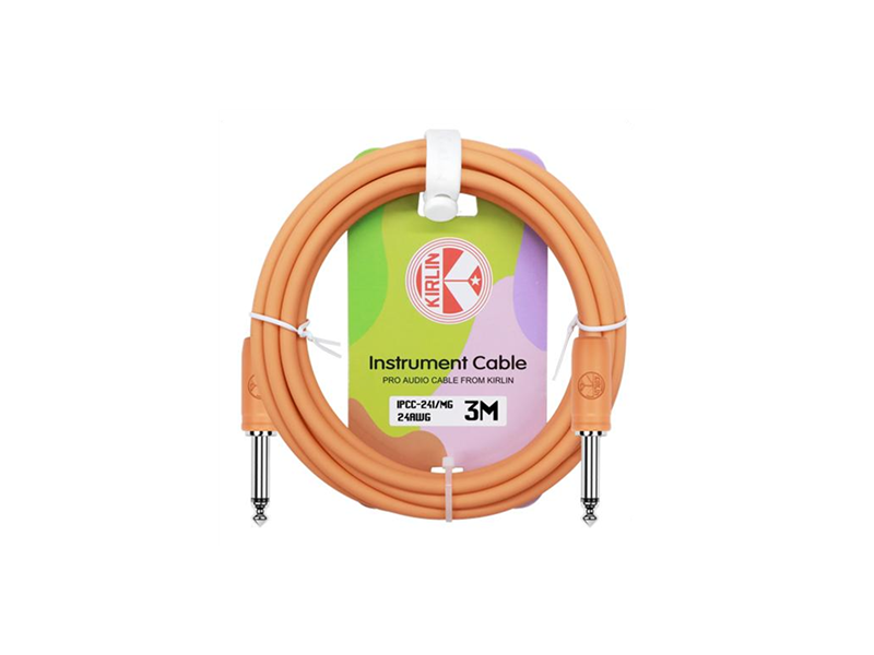 Kirlin Pastelpop Cable 10ft Mango Glow