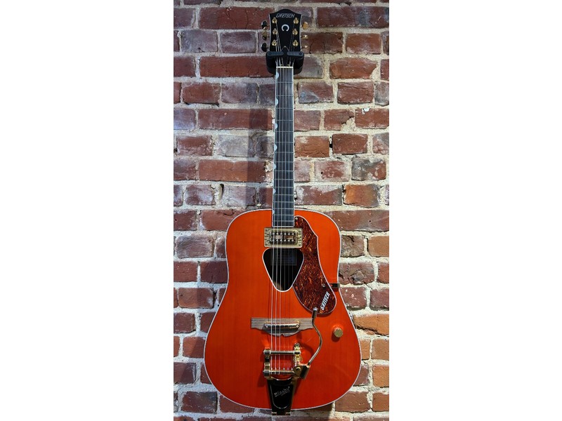 Pre Loved Gretsch G5034TFT Rancher Bigsby Savannah Sunset Inc Bag