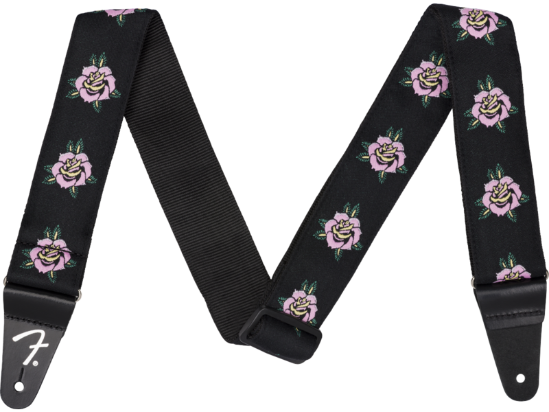 Fender Rose Strap, Pink 2"