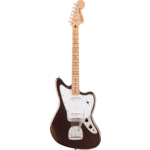 Squier Affinity Series Jaguar, Maple Fingerboard, White Pickguard, Mystic Metallic Brown