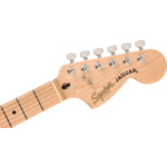 Squier Affinity Series Jaguar, Maple Fingerboard, White Pickguard, Mystic Metallic Brown