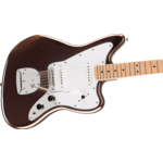 Squier Affinity Series Jaguar, Maple Fingerboard, White Pickguard, Mystic Metallic Brown