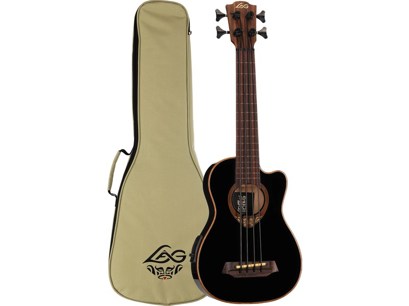LAG Tiki Fretless Electro Bass with Bag