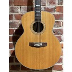 Pre Loved Guild F1512 Natural 12 String Acoustic Converted to Left Handed with Passive Pickup inc Hard Case