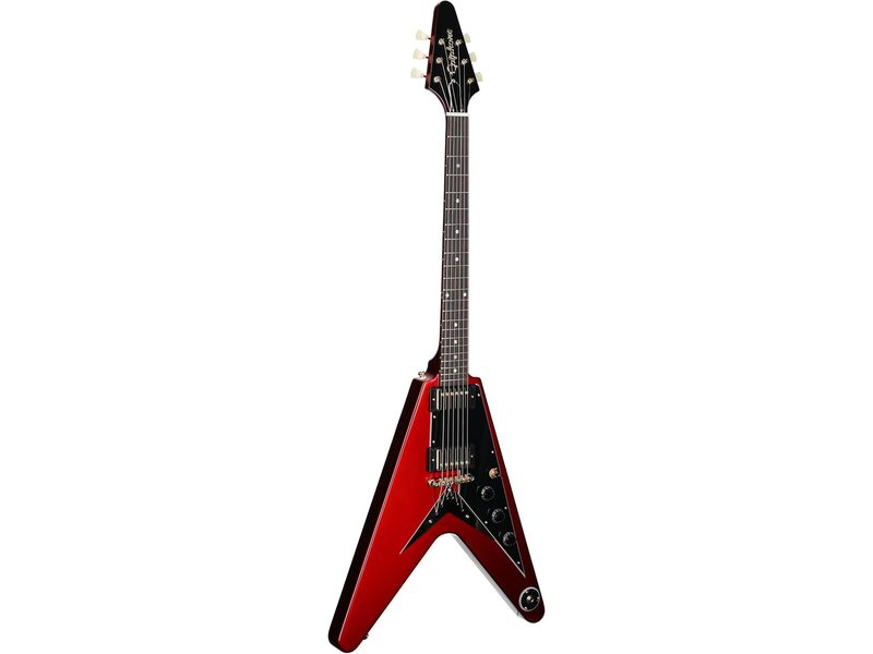 Epiphone Exclusive Flying V, Ruby Red Metallic Inc Premium Bag
