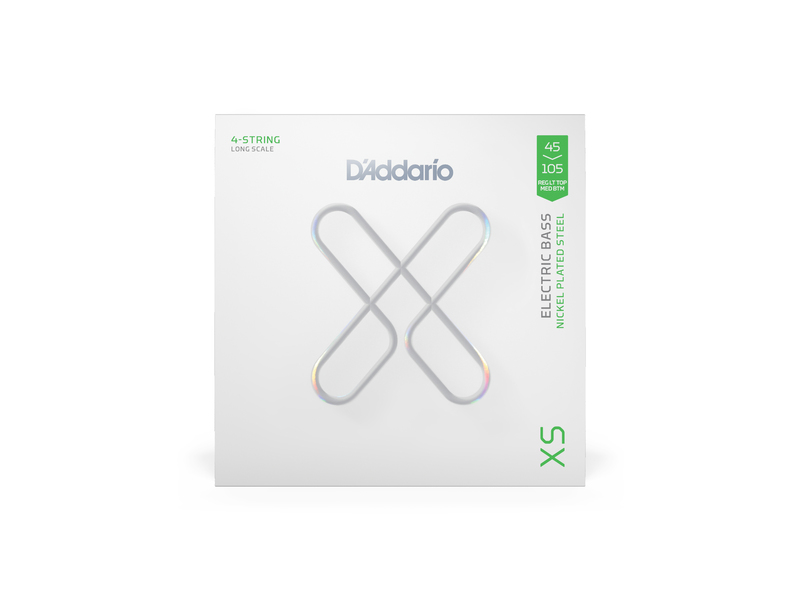 DAddario 45-105 Light Top Medium Bottom, Long Scale Coated Bass Strings