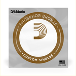 DAddario PB035 Phosphor Bronze Wound Acoustic Guitar Single String, .035