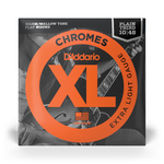 DAddario XL Chromes 10-48 Extra Light, Plain Third, Electric Guitar Strings