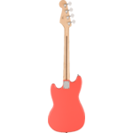 Squier Sonic Bronco Bass, Maple Fingerboard, White Pickguard, Tahitian Coral