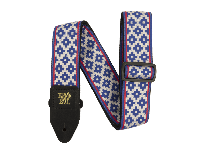 Ernie Ball Jacquard Strap Blue Crux