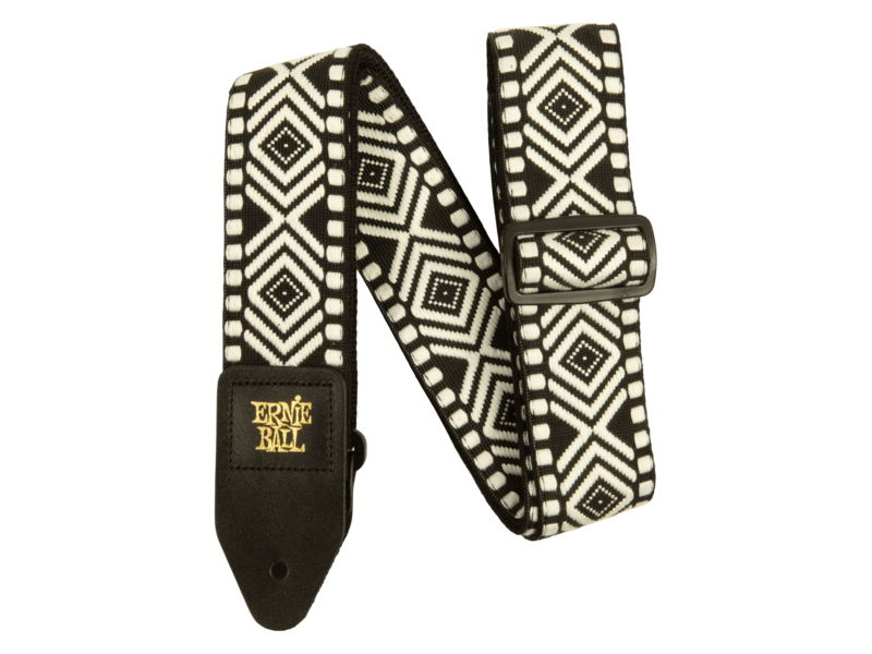 Ernie Ball Jacquard Strap in White Savannah