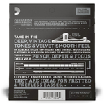 DAddario ETB92-5 Black Nylon Tapewound Bass Guitar Strings Medium 50-135 5 String Long Scale