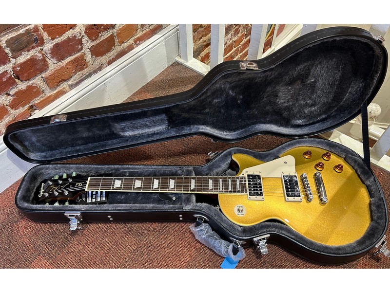 Pre Loved Epiphone Slash Signature Les Paul Classic Goldtop 2008 Ltd Edition Inc Hard Case