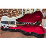 Pre Loved 1966 Gibson Custom SG - Polaris White, Angel Wing Pickguard & Maestro Vibrola Inc Case