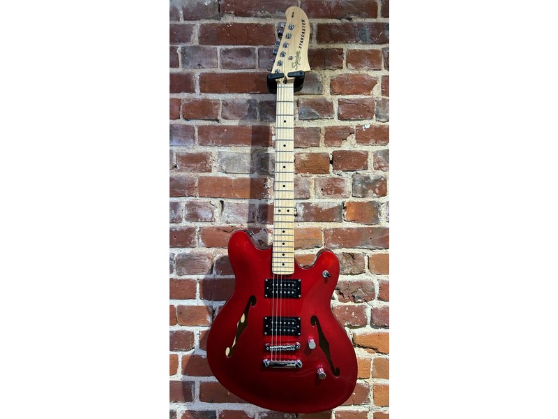 Pre Loved Squier Starcaster Candy Apple Red