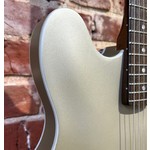 Pre Loved Fender Tom Delonge Starcaster Satin Shoreline Gold Inc Bag