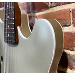 Pre Loved Fender Tom Delonge Starcaster Satin Shoreline Gold Inc Bag