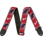 FENDER 2 inch Monogrammed Strap Red/White/Blue 0990682000