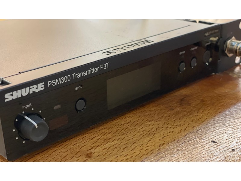 Pre Loved Shure PSM300 Monitor System (Missing Rack Kit- No Ear Buds)