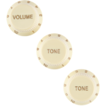 Fender Stratocaster Soft Touch Knobs Aged White