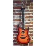 Pre Loved Fender American Acoustasonic Stratocaster Sunburst Inc Bag
