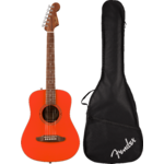 Fender California Standard Redondo Mini with Bag, Spruce Top, Fiesta Red