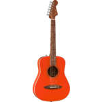 Fender California Standard Redondo Mini with Bag, Spruce Top, Fiesta Red