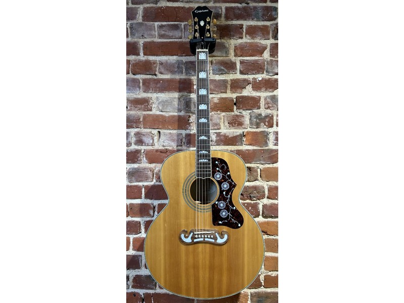 Pre Loved Epiphone EJ-200/N 2008 Made in Korea Acoustic Guitar