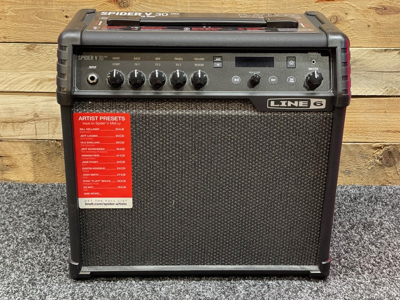 Pre Loved Line 6 Spider 30 MK2 Modelling Guitar Amp