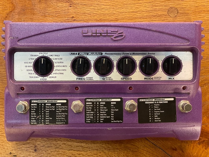 Pre Loved Line 6 FM4 Filter Modeller & Expression Pedal