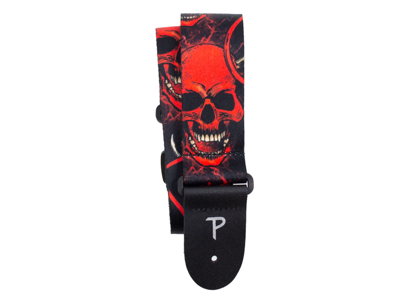 Perris 2" Poly Strap - Red Skull