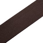 Levys Cotton Signature Logo w Suede Ends 2 Inch - Brown