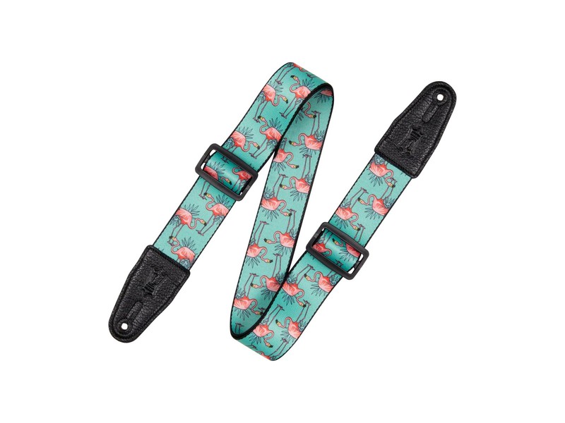 Levys Strap Graphic Waves Polyester - Flamingos Motif