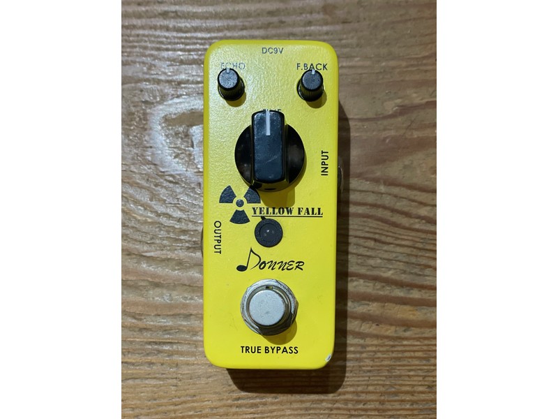 Pre Loved Donner Yellow Fall Delay Pedal