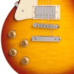 Epiphone Les Paul Standard 50s Figured Left Handed Washed Cherry In Premium Bag