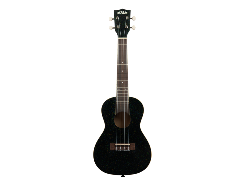 Kala KA-SPARK-BLACK Galaxy Black Sparkle Concert Ukulele