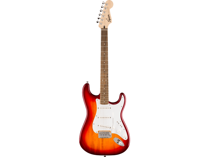 Squier Sonic Stratocaster, Laurel Fingerboard, White Pickguard, Sienna Sunburst