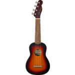 Fender Venice Soprano Uke, Walnut Fingerboard, 2-Color Sunburst
