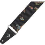 Fender Satin Dragon Strap, Black