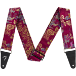 Fender Satin Dragon Strap, Wine