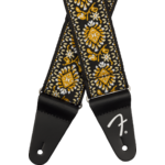 Fender Pasadena Woven Strap, Yellow Lotus, 2"