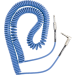 Fender Contour 30' Coiled Cable, Lake Placid Blue