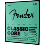 Fender Classic Core Bullets 3255L Guitar Strings, Nickel-Plated Steel, Bullet End, Gauges .009-.042