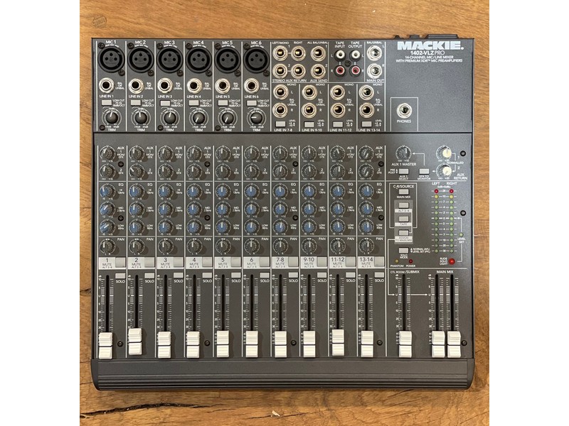 Pre Loved Mackie 1402 VLZ Pro 14 Channel Mixer