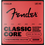 Fender Classic Core Bullets 3255R Guitar Strings, Nickel-Plated Steel, Bullet End, Gauges .010-.046