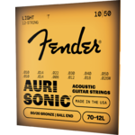 Fender AuriSonic 70-12L Acoustic Guitar Strings, 80/20 Bronze, 12-String, Gauges .010-.050 Gauges, (12)