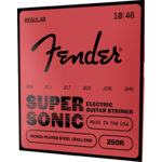 Fender SuperSonic 250R Guitar Strings, Nickel-Plated Steel, Ball End, Gauges .010-.046